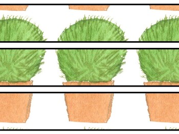 Plants Bulletin Board Decor Kit, Plants Letters