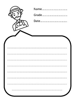 Professions Activities and Decor Kit, Decor, Coloring, Craft and Writing