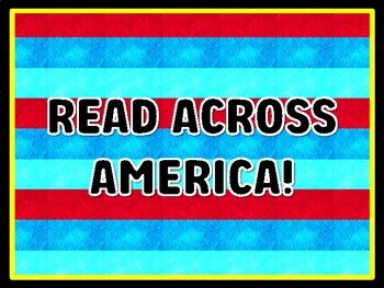 READ ACROSS AMERICA! Read Across America Door Décor
