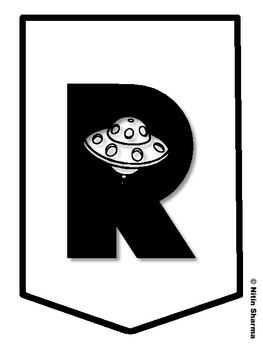 READING TAKES YOU TO INFINITY! Galaxy Bulletin Board Letters, Galaxy Banner