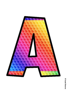 Rainbow Bulletin Board Decor Kit, Rainbow Bulletin Board Letters