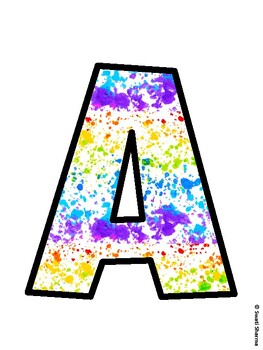 Rainbow Bulletin Board Decor Kit, Rainbow Bulletin Board Letters