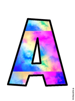 Rainbow Bulletin Board Decor Kit, Rainbow Bulletin Board Letters