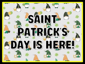 SAINT PATRICK'S DAY IS HERE! St. Patrick's Day Door Décor, St. Patrick's Day