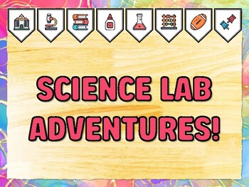 SCIENCE LAB ADVENTURES! Grade 1 Science Bulletin Board Decor Kit