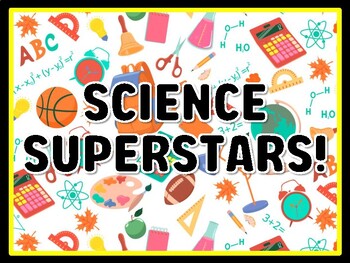 SCIENCE SUPERSTARS! Grade 1 Science Door Decor