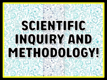 SCIENTIFIC INQUIRY AND METHODOLOGY! Grade 7 And 8 Science Door Decor