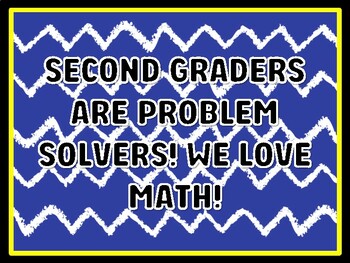 SECOND GRADERS ARE PROBLEM SOLVERS! WE LOVE MATH! Math Door Décor