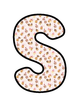 SINCERITY IS SWEET!, Cupcake Bulletin Board Decor