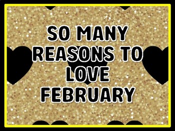 SO MANY REASONS TO LOVE FEBRUARY Valentine's Day Door Décor, Valentine's Day