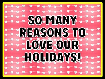 SO MANY REASONS TO LOVE OUR HOLIDAYS! Valentine's Day Door Décor, Valentine's