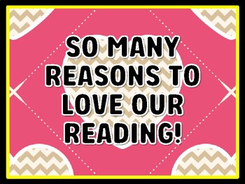 SO MANY REASONS TO LOVE OUR READING! Valentine's Day Door Décor, Valentine's