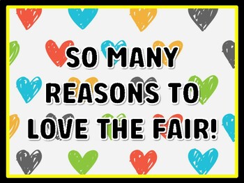 SO MANY REASONS TO LOVE THE FAIR! Valentine's Day Door Décor, Valentine's Day