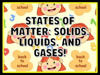 STATES OF MATTER: SOLIDS, LIQUIDS, AND GASES! Grade 7 And 8 Science Door Deco