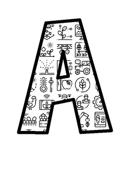 Smart Farm Bulletin Board Letters
