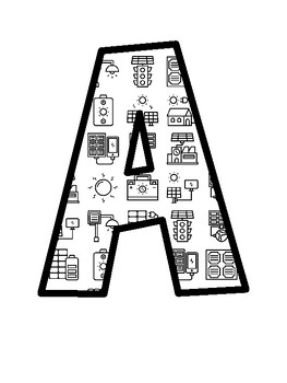 Solar Power Bulletin Board Letters