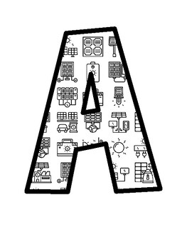 Solar Power Bulletin Board Letters