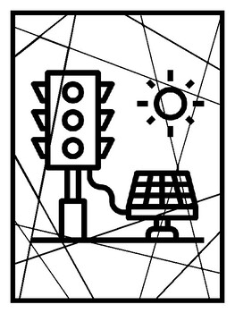 Solar Technology Activities and Decor Kit, Decor, Coloring, Craft and Writi