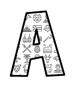 South Africa Unit Bulletin Board Letters