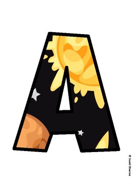Space, Galaxy Bulletin Board Décor Kit, Space, Galaxy Bulletin Board Letters