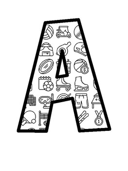 Sports Bulletin Board Letters