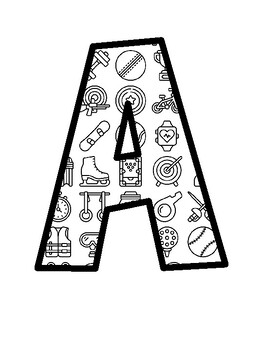 Sports Bulletin Board Letters