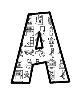 Sports, Running Bulletin Board Letters