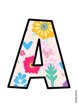 Spring Bulletin Board Décor Kit, Spring Bulletin Board Letters