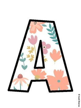 Spring Bulletin Board Décor Kit, Spring Bulletin Board Letters, Spring Hallwa