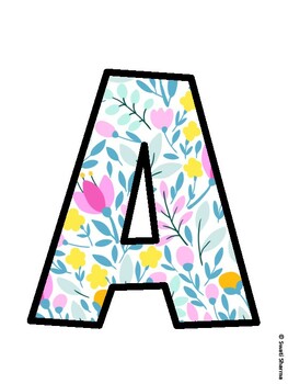 Spring Bulletin Board Décor Kit, Spring Bulletin Board Letters, Spring Hallwa