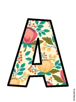 Spring Bulletin Board Décor Kit, Spring Bulletin Board Letters, Spring Hallwa