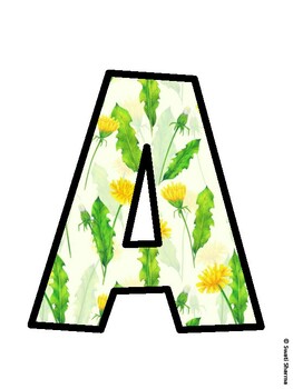 Spring Bulletin Board Décor Kit, Spring Bulletin Board Letters, Spring Hallwa