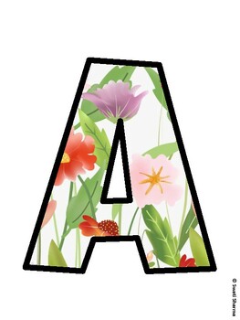 Spring Bulletin Board Décor Kit, Spring Bulletin Board Letters, Spring Hallwa