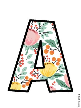 Spring Bulletin Board Décor Kit, Spring Bulletin Board Letters, Spring Hallwa