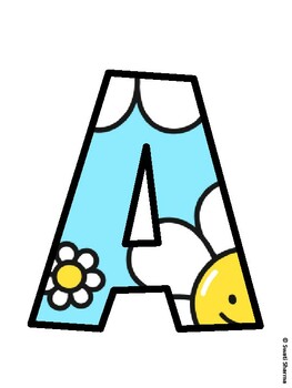 Spring Bulletin Board Décor Kit, Spring Bulletin Board Letters, Spring Hallwa