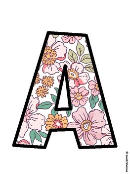 Spring Bulletin Board Décor Kit, Spring Bulletin Board Letters, Spring Hallwa