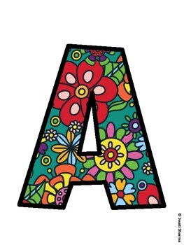 Spring Bulletin Board Décor Kit, Spring Bulletin Board Letters, Spring Hallwa