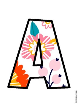 Spring Bulletin Board Décor Kit, Spring Bulletin Board Letters, Spring Hallwa