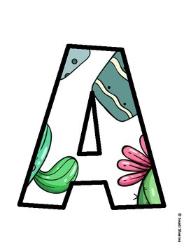 Succulents Bulletin Board Decor Kit, Succulents Bulletin Board Letters