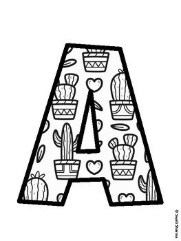 Succulents Bulletin Board Décor Kit, Succulents Bulletin Board Letters