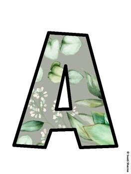 Succulents Bulletin Board Décor Kit, Succulents Bulletin Board Letters