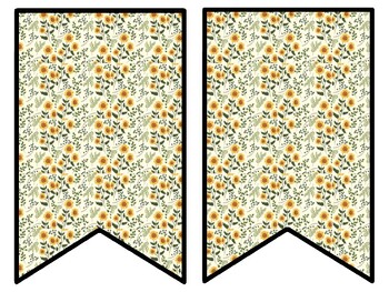 Sunflower Bulletin Board Decor Kit, Sunflower Letters