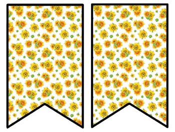 Sunflower Bulletin Board Decor Kit, Sunflower Letters