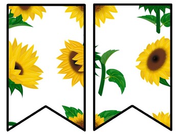 Sunflower Bulletin Board Decor Kit, Sunflower Letters
