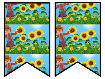 Sunflower Bulletin Board Decor Kit, Sunflower Letters