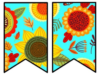 Sunflower Bulletin Board Decor Kit, Sunflower Letters