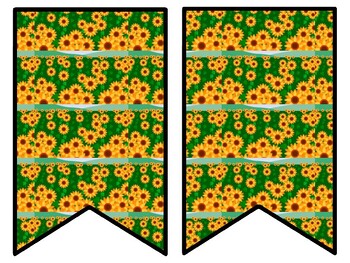 Sunflower Bulletin Board Decor Kit, Sunflower Letters