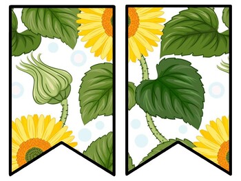 Sunflower Bulletin Board Decor Kit, Sunflower Letters