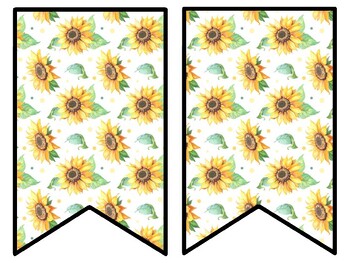 Sunflower Bulletin Board Decor Kit, Sunflower Letters