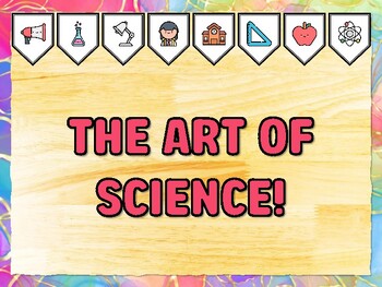 THE ART OF SCIENCE! Grade 1 Science Bulletin Board Decor Kit